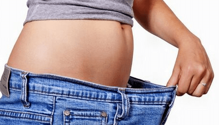 Actual weight loss